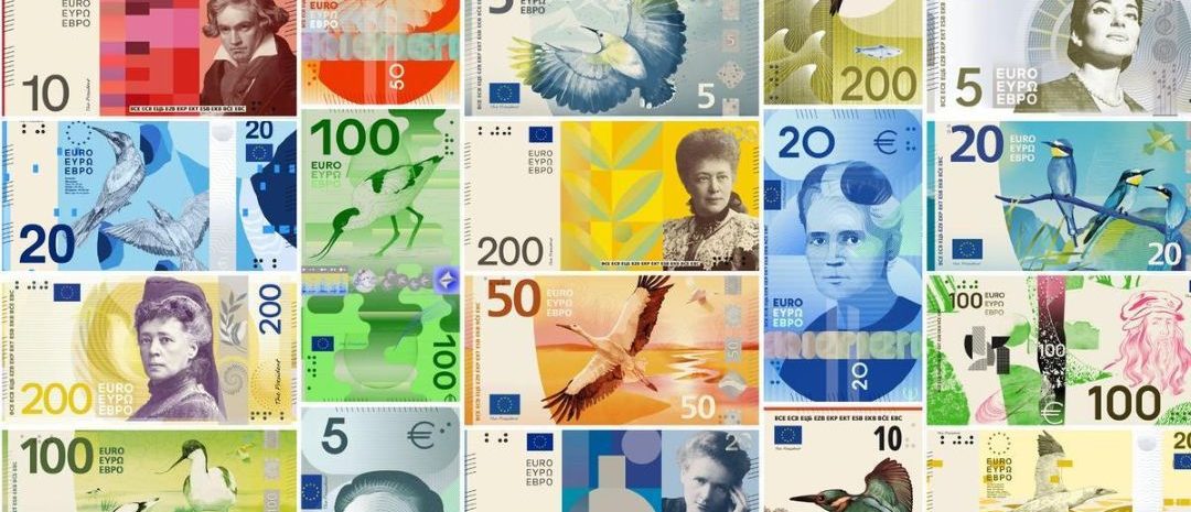 Los billetes de los euros cambian su imagen, y los ciudadanos pueden votar entre diferentes diseños