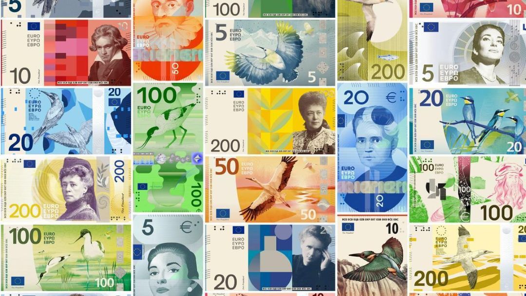 Los billetes de los euros cambian su imagen, y los ciudadanos pueden votar entre diferentes diseños